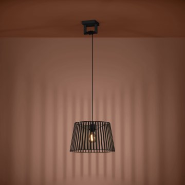 Eglo - Lustr na lanku 1xE27/40W/230V černá