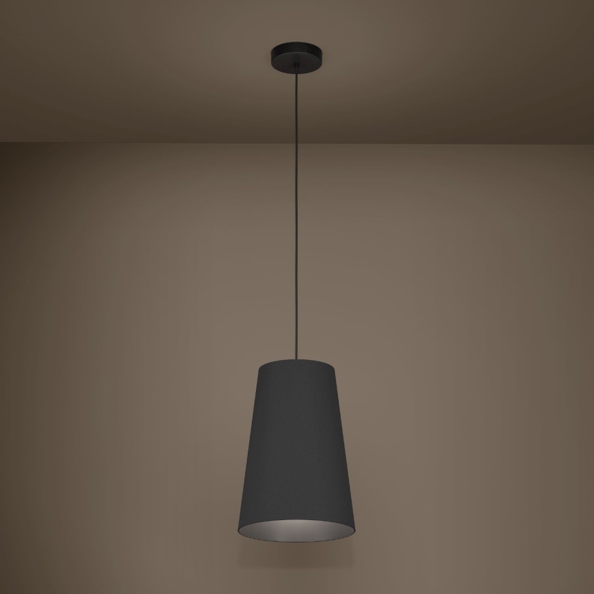 Eglo - Lustr na lanku 1xE27/40W/230V černá