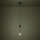Eglo - Lustr na lanku 1xE27/40W/230V černá/zlatá