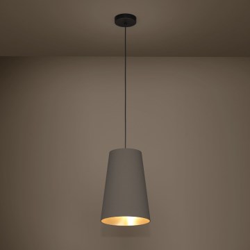Eglo - Lustr na lanku 1xE27/40W/230V hnědá