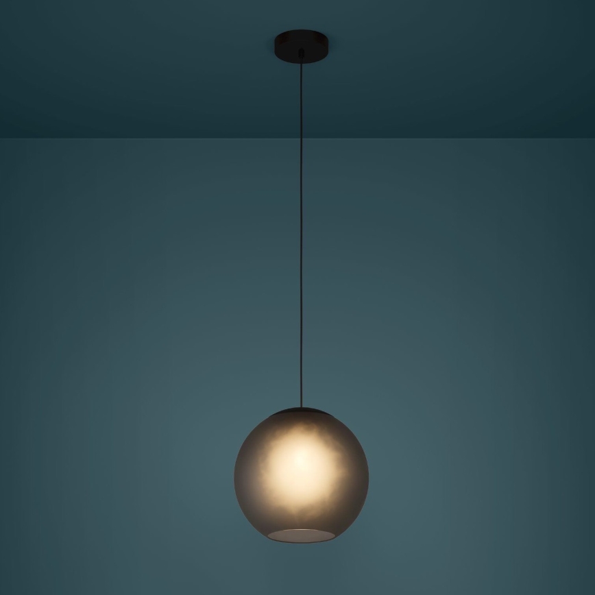 Eglo - Lustr na lanku 1xE27/40W/230V kouřová