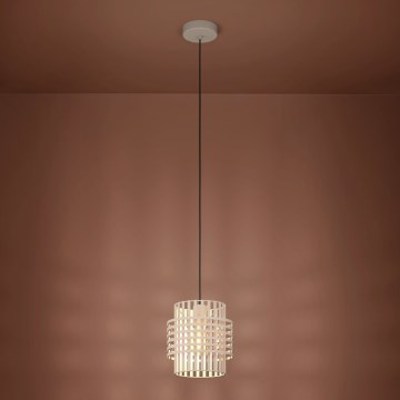 Eglo - Lustr na lanku 1xE27/40W/230V pr. 21 cm krémová