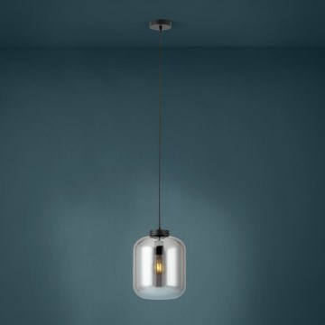 Eglo - Lustr na lanku 1xE27/40W/230V pr. 25 cm kouřová