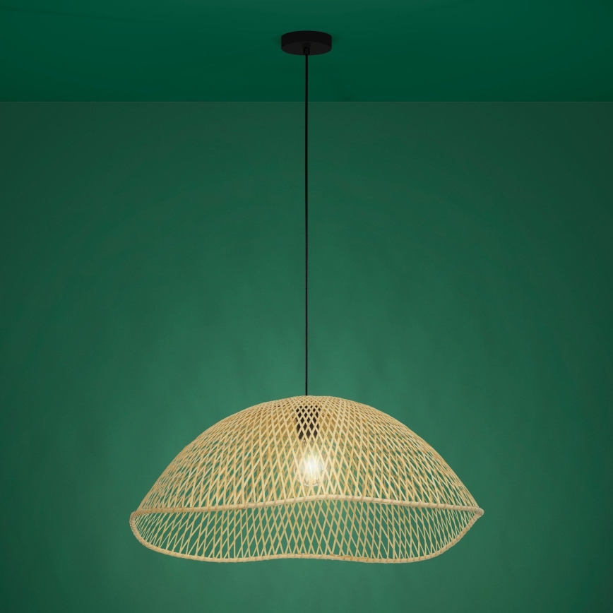 Eglo - Lustr na lanku 1xE27/40W/230V pr. 72 cm bambus
