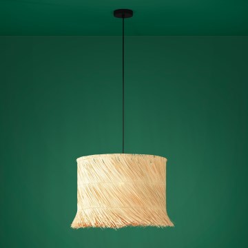 Eglo - Lustr na lanku 1xE27/40W/230V ratan