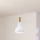 Eglo - Lustr na lanku 1xE27/60W/230V pr. 18 cm bílá