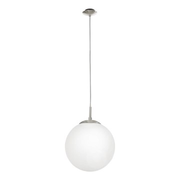 EGLO - Lustr na lanku 1xE27/60W/230V pr. 25 cm bílá