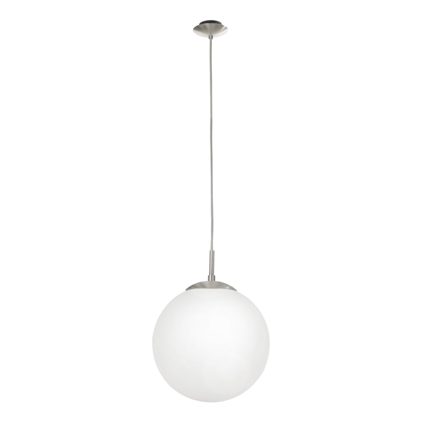 EGLO - Lustr na lanku 1xE27/60W/230V pr. 25 cm bílá