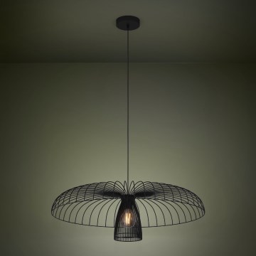 Eglo - Lustr na lanku 1xE27/60W/230V pr. 77 cm černá