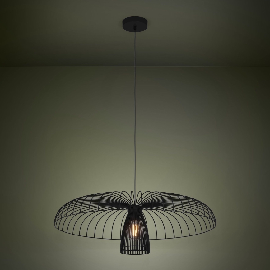 Eglo - Lustr na lanku 1xE27/60W/230V pr. 77 cm černá