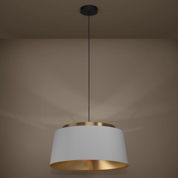 Eglo - Lustr na lanku 3xE27/40W/230V šedá/zlatá
