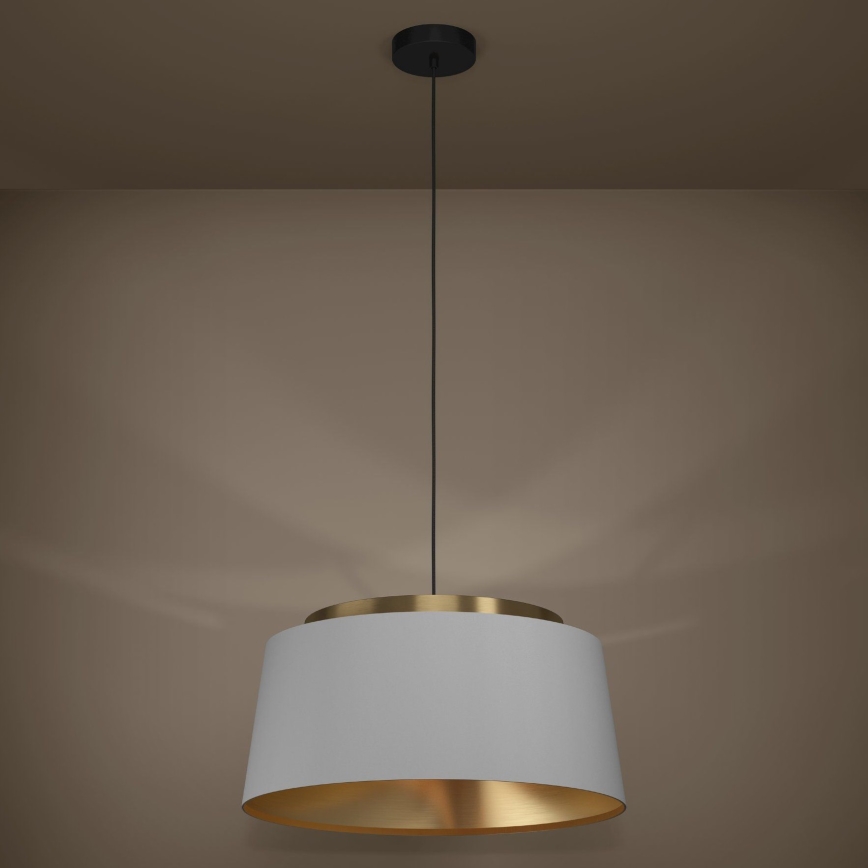 Eglo - Lustr na lanku 3xE27/40W/230V šedá/zlatá