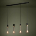 Eglo - Lustr na lanku 4xE27/40W/230V černá/zlatá