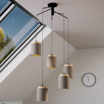Eglo - Lustr na lanku 5xE27/40W/230V pavouk