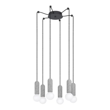 Eglo - Lustr na lanku 6xE27/40W/230V pavouk