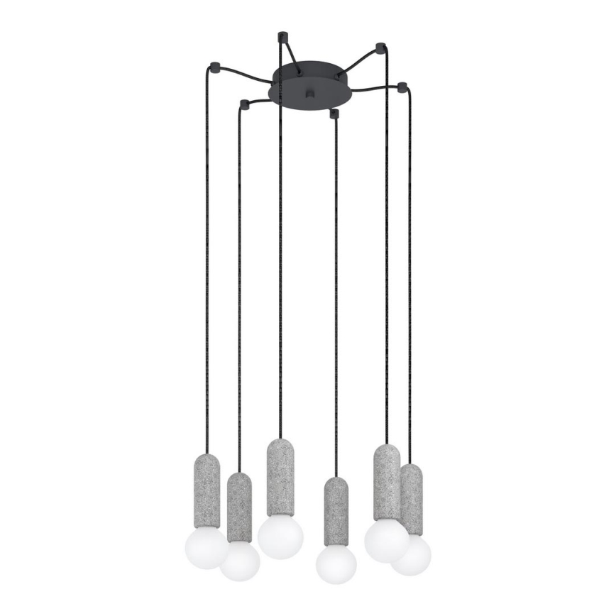 Eglo - Lustr na lanku 6xE27/40W/230V pavouk