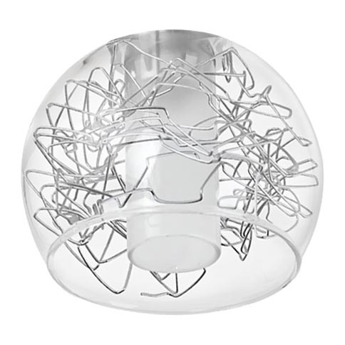 Eglo - Náhradní sklo k nástěnnému a stropnímu svítidlu BASENTO pr. 9 cm