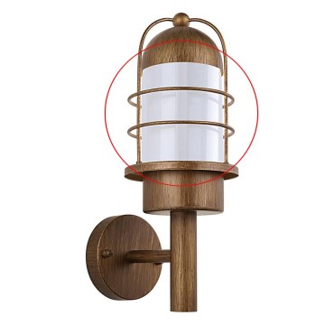Eglo - Náhradní sklo k nástěnnému svítidlu MINORCA pr. 10 cm