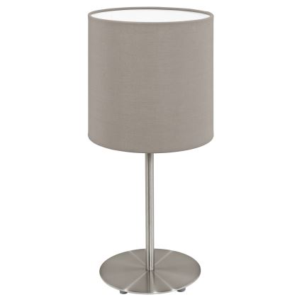 Eglo - Náhradní stínidlo k stolní lampě PASTERI šedá pr. 14,7 cm