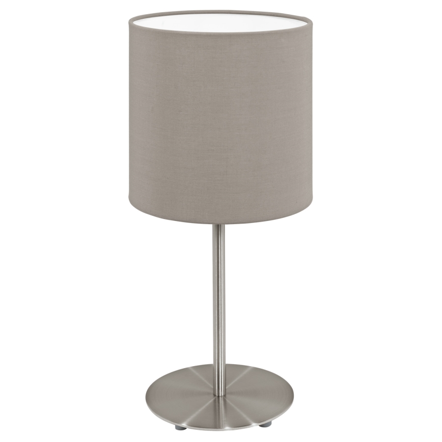 Eglo - Náhradní stínidlo k stolní lampě PASTERI šedá pr. 14,7 cm