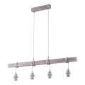 Eglo - Napájecí kabel TOWNSHEND 4xE27/60W/230V borovice/šedá