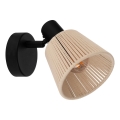 Eglo - Nástěnné bodové svítidlo 1xE14/40W/230V béžová/černá