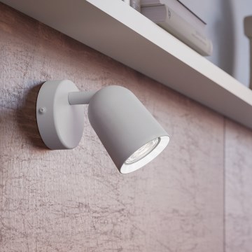 Eglo - Nástěnné bodové svítidlo 1xGU10/5W/230V bílá