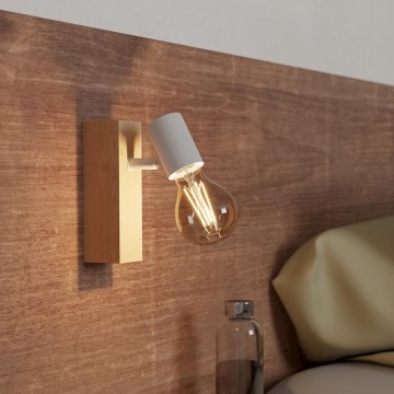 Eglo - Nástěnné bodové svítidlo TOWNSHEND 1xE27/10W/230V - FSC certifikováno