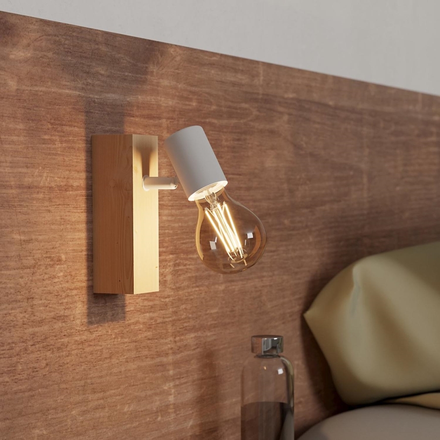 Eglo - Nástěnné bodové svítidlo TOWNSHEND 1xE27/10W/230V - FSC certifikováno