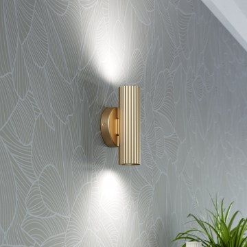 Eglo - Nástěnné svítidlo 2xGU10/5W/230V zlatá