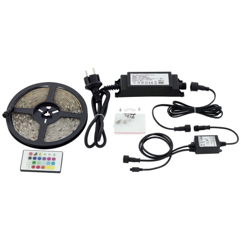 Eglo - RGB LED Stmívatelný pásek LED/20W/230V IP44 + dálkové ovládání