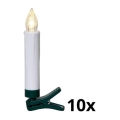 Eglo - SADA 10x LED Osvětlení na vánoční stromek LED/0,06W/1xAAA