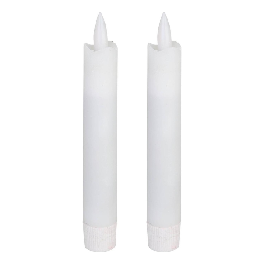 Eglo - SADA 2x LED Svíčka LED/1xAAA 15 cm bílá