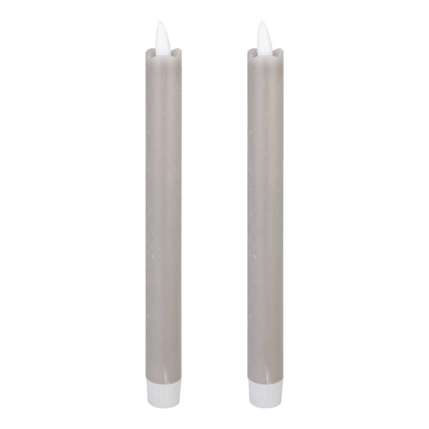 Eglo - SADA 2x LED Svíčka LED/1xAAA 24,5 cm šedá