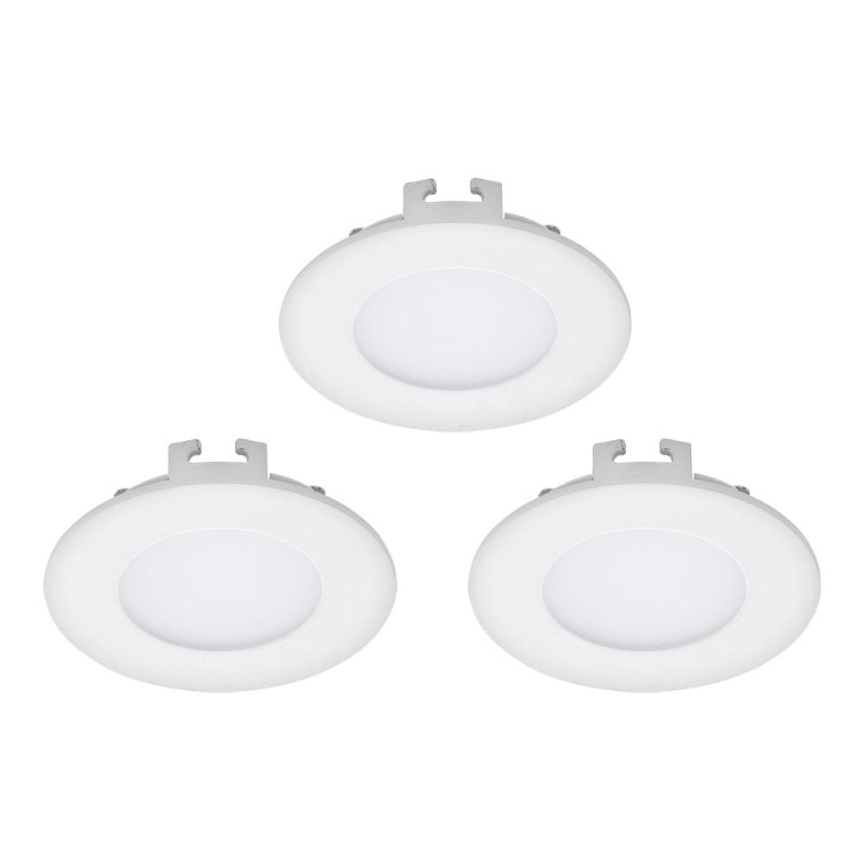 Eglo - SADA 3x LED Podhledové svítidlo FUEVA 1 1xLED/2,7W/230V pr. 8,5 cm