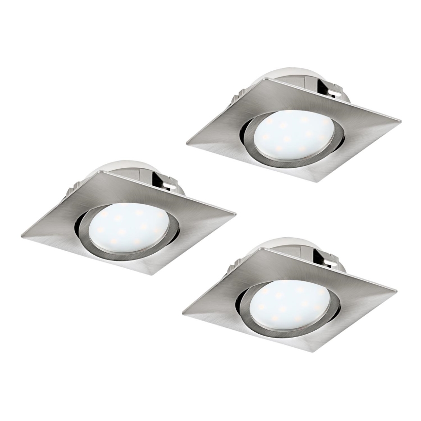Eglo - SADA 3x LED podhledové svítidlo PINEDA 1xLED/4,9W/230V