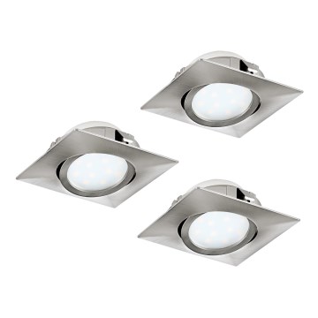 Eglo - SADA 3x LED podhledové svítidlo PINEDA LED/4,9W/230V