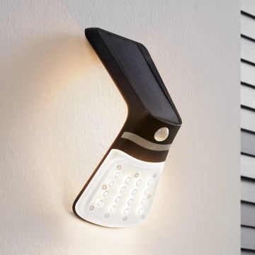 Eglo - Solární svítidlo se senzorem LED/2W/3,7V IP44