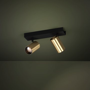 Eglo Stars of Light - LED Bodové svítidlo 2xGU10/4,5W/230V 3000K černá/zlatá