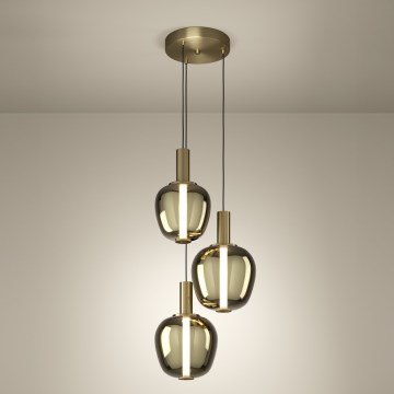 Eglo Stars of Light - LED Stmívatelný lustr LED/5W/230V + 2xLED/6,5W + 3xLED/1,6W zlatá