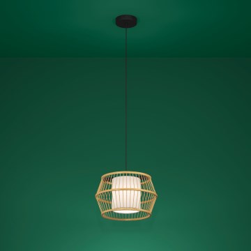 Eglo Stars of Light - Lustr na lanku 1xE27/40W/230V bambus