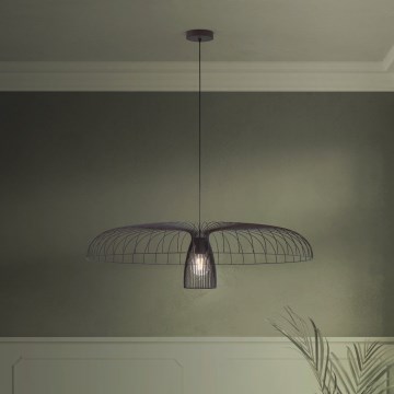 Eglo Stars of Light - Lustr na lanku 1xE27/60W/230V pr. 98,5 cm černá