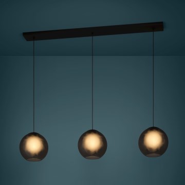 Eglo Stars of Light - Lustr na lanku 3xE27/40W/230V kouřová