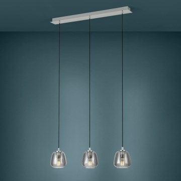 Eglo Stars of Light - Lustr na lanku 3xE27/40W/230V kouřová