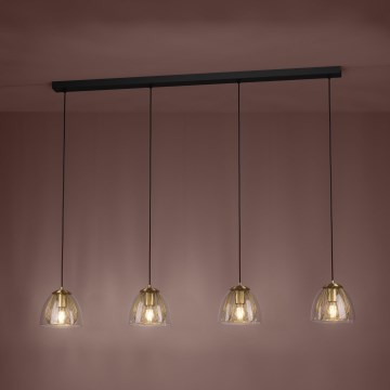 Eglo Stars of Light - Lustr na lanku 4xE27/40W/230V zlatá