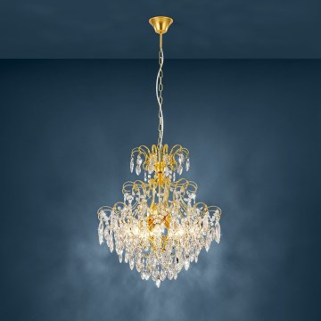 Eglo Stars of Light - Lustr na řetězu 5xE14/25W/230V zlatá