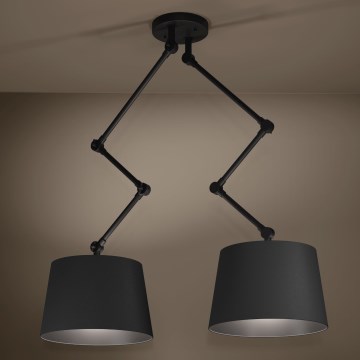 Eglo Stars of Light - Lustr na tyči 2xE27/40W/230V černá