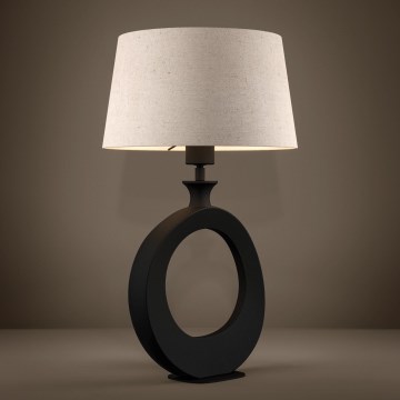 Eglo Stars of Light - Stolní lampa 1xE27/60W/230V 52,5 cm černá/krémová