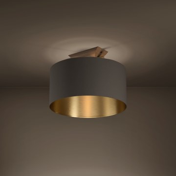 Eglo Stars of Light - Stropní svítidlo 1xE27/40W/230V hnědá/zlatá