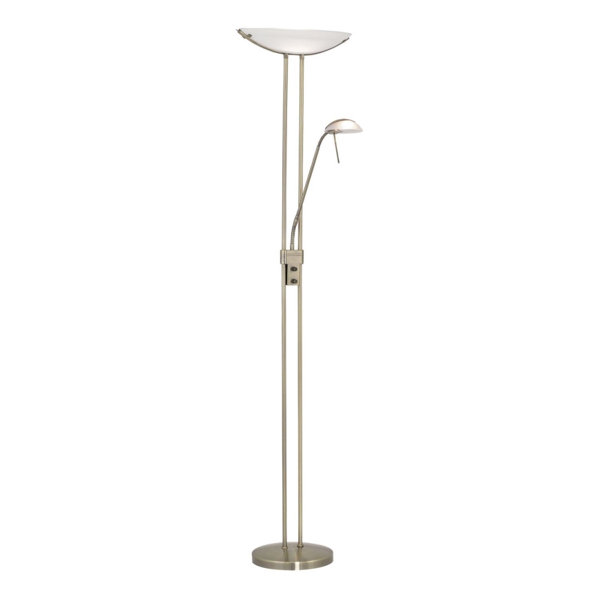 EGLO - Stmívatelná stojací lampa BAYA 1xR7s/230W + 1xG9/33W bronz